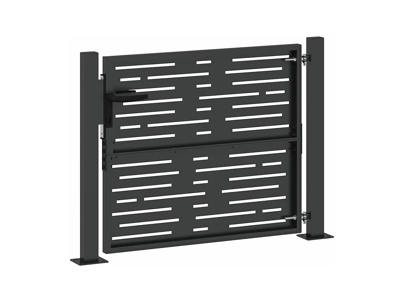 Tuinpoort, Tuinpoort 105x75 cm Vierkant Design in Cortenstaal