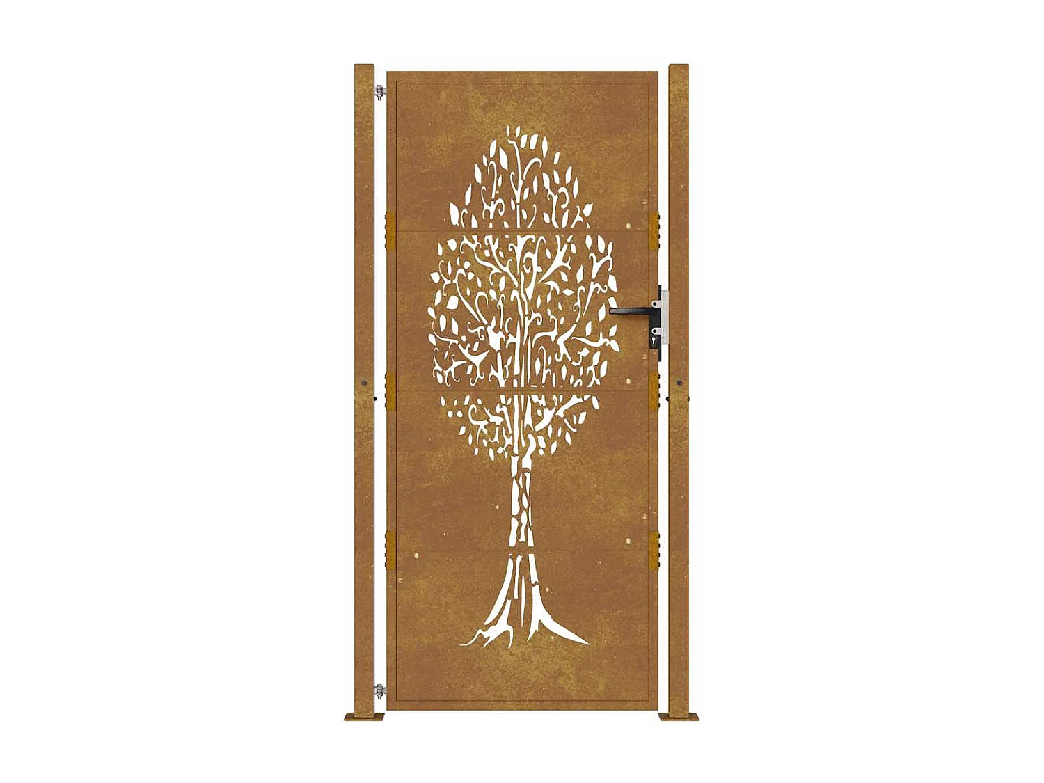 Tuinpoort 105x180 cm cortenstaal boomdesign