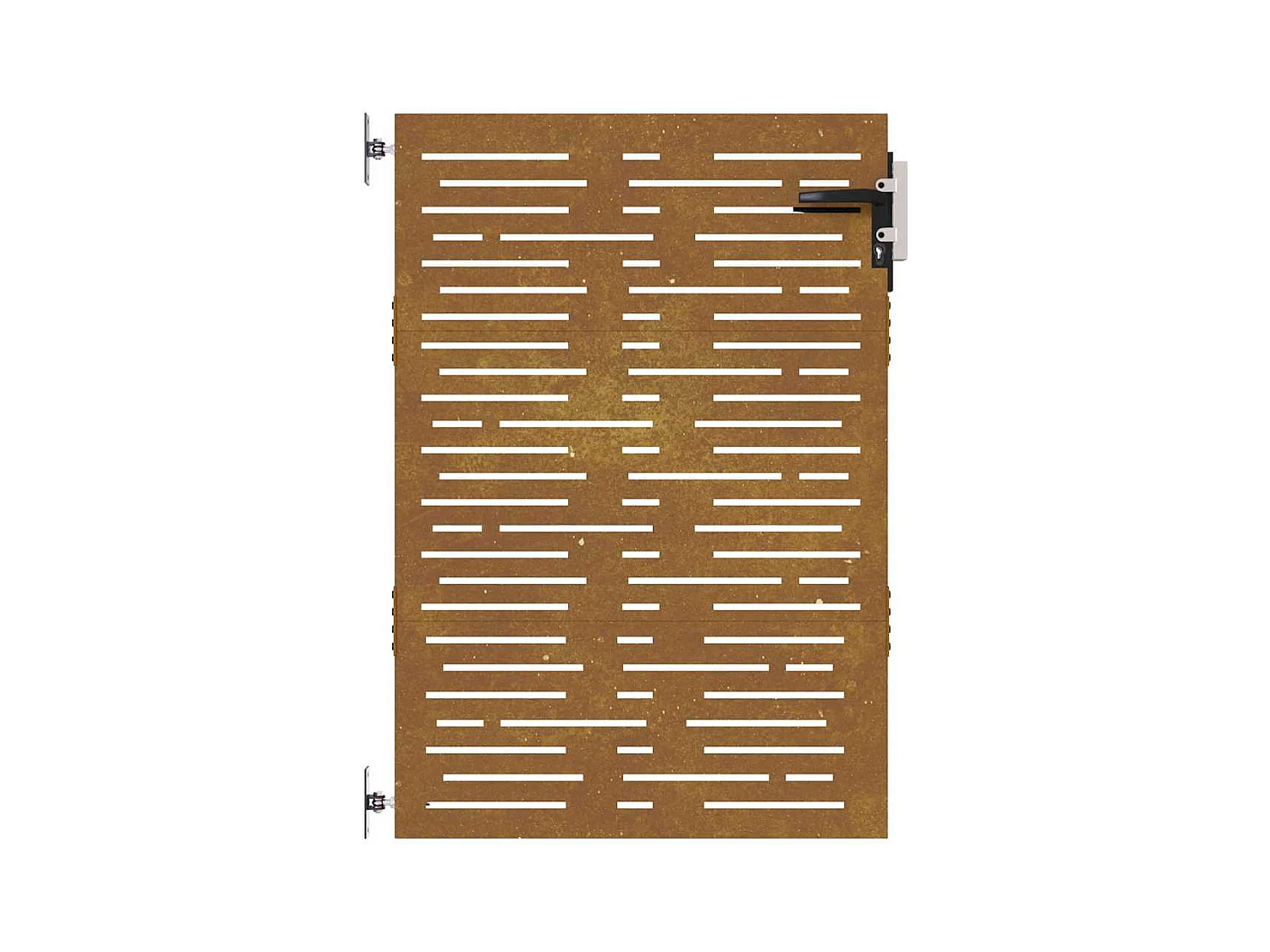 Tuinpoort 85x125 cm cortenstaal vierkant design