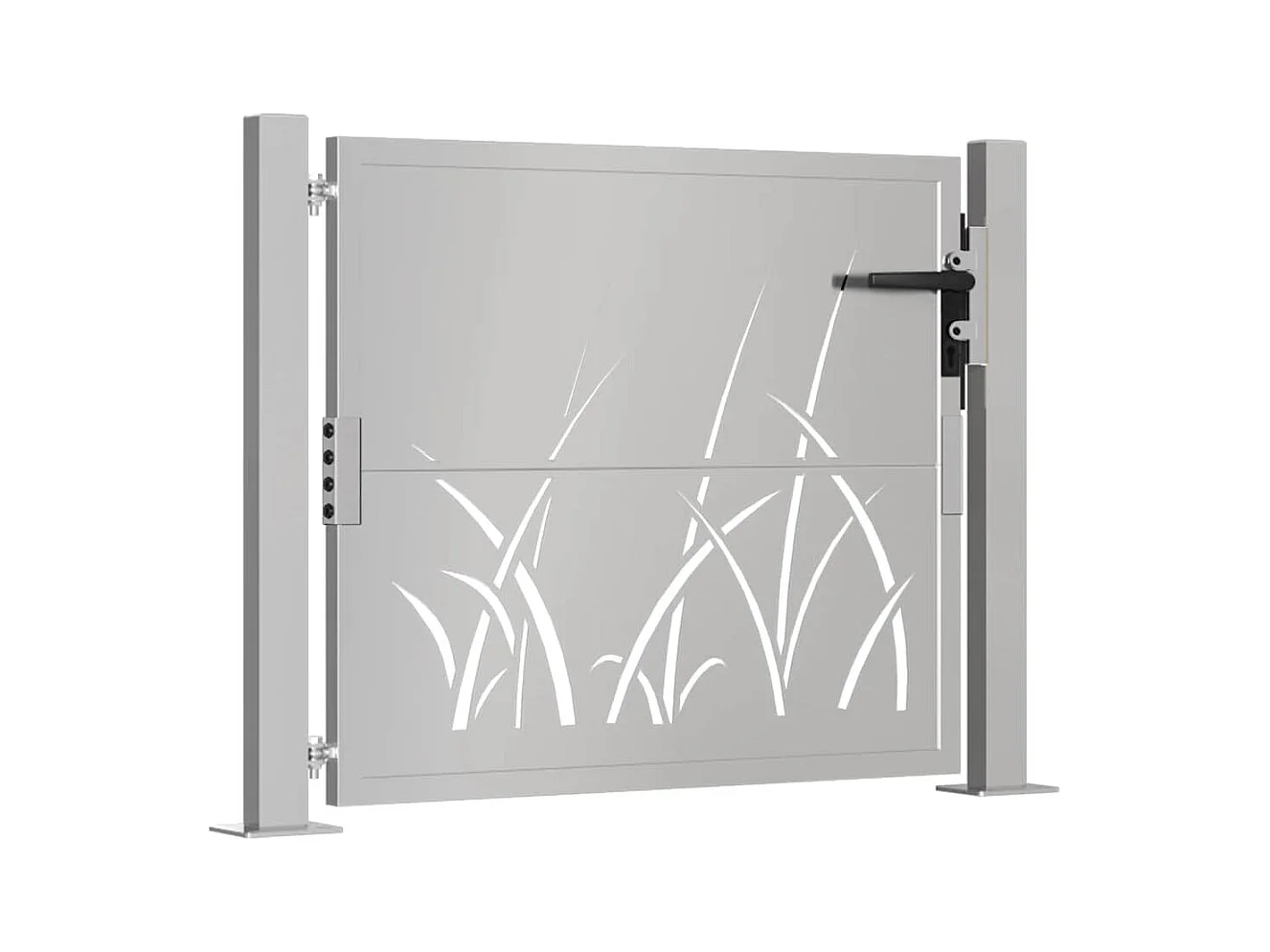 Tuinpoort 105x105 cm cortenstaal grasdesign