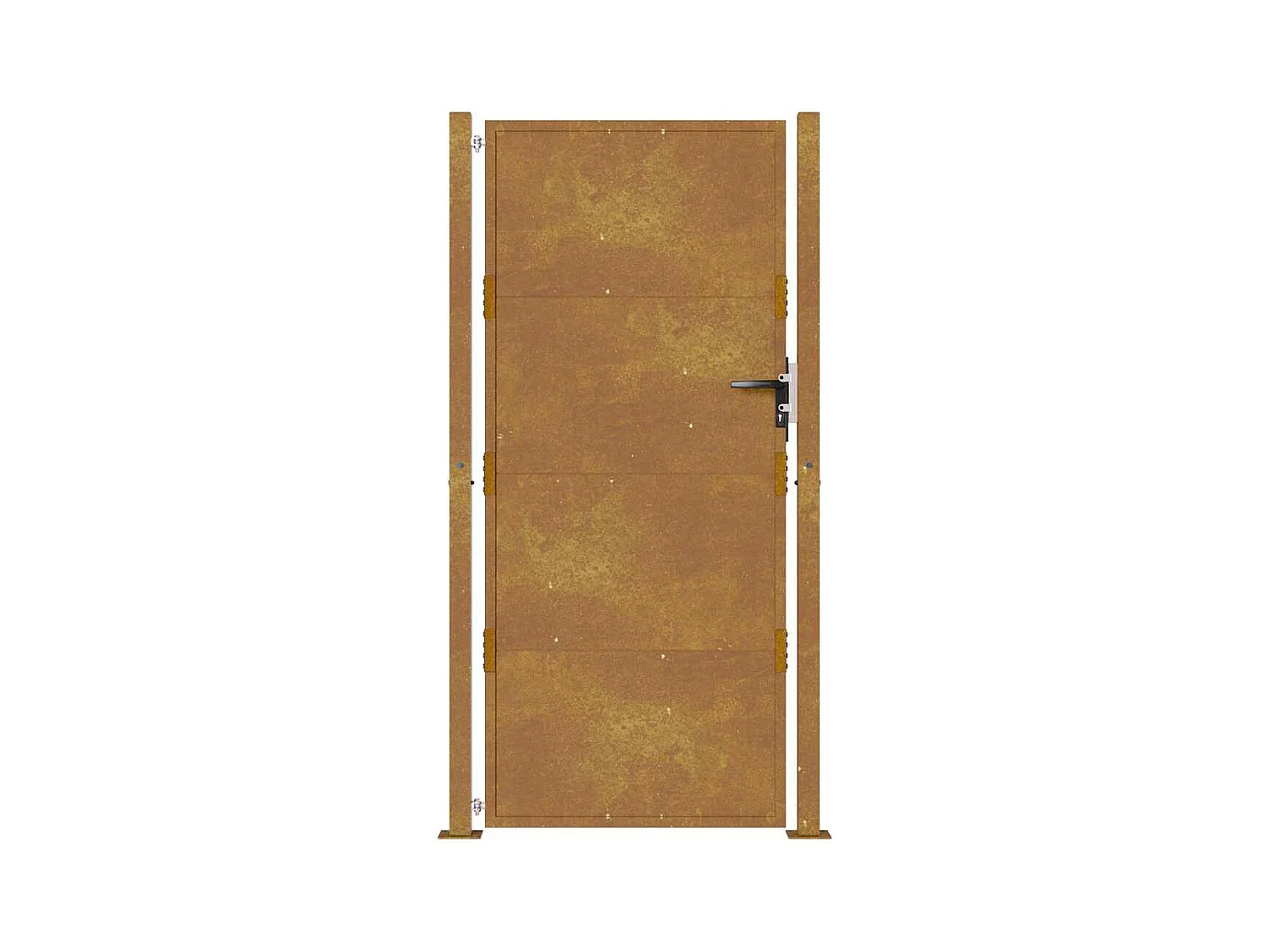 Tuinpoort 105x205 cm cortenstaal