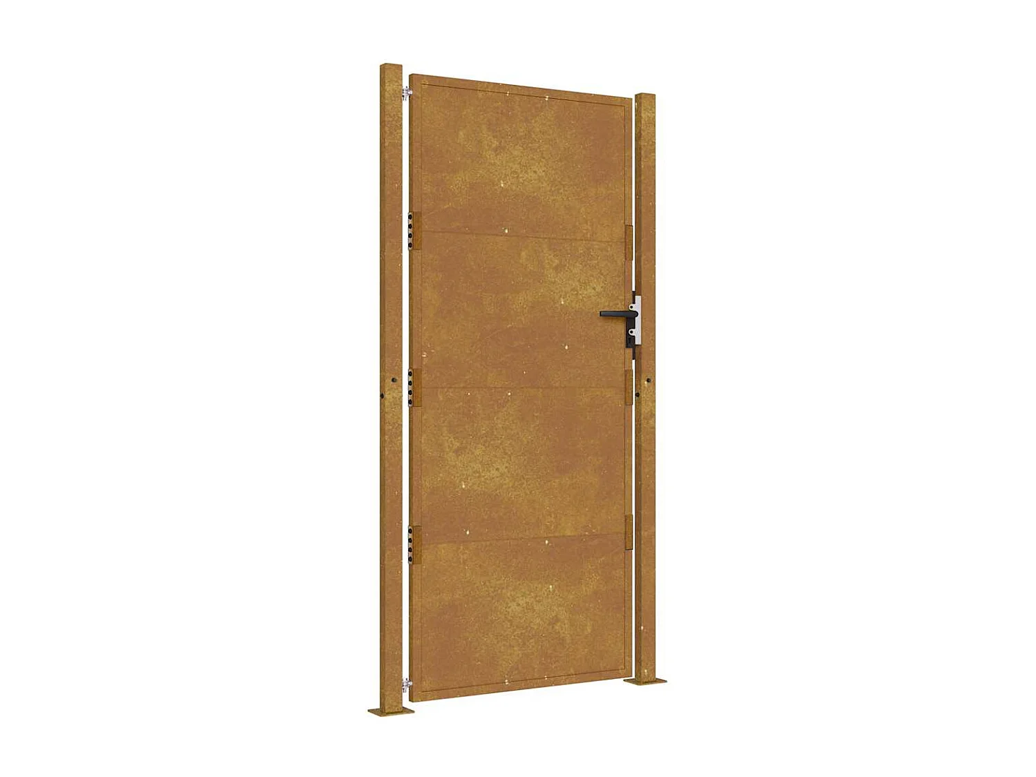 Portail de jardin 105x205 cm acier corten