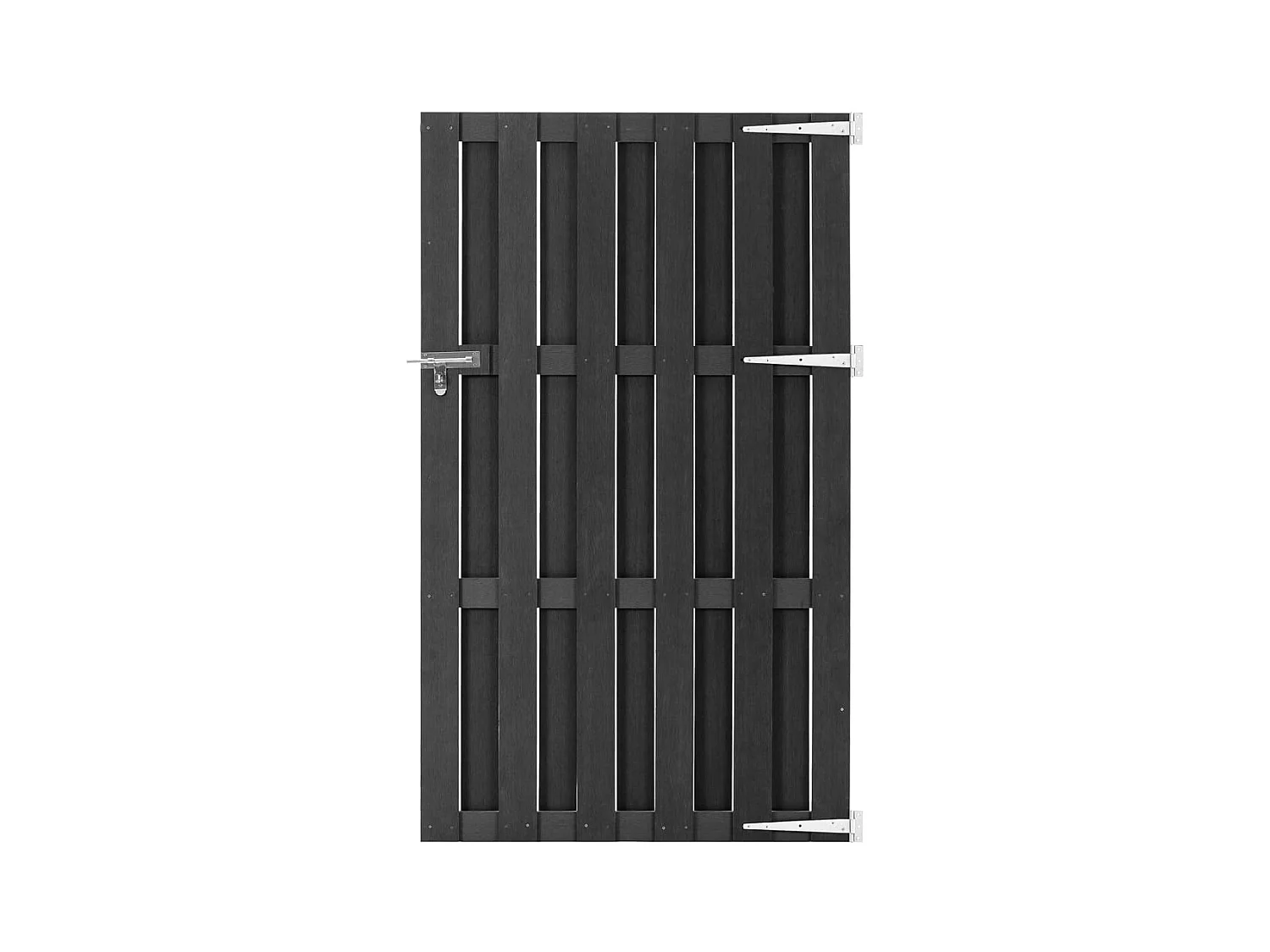 WPC Poort 100x180 cm Grijs