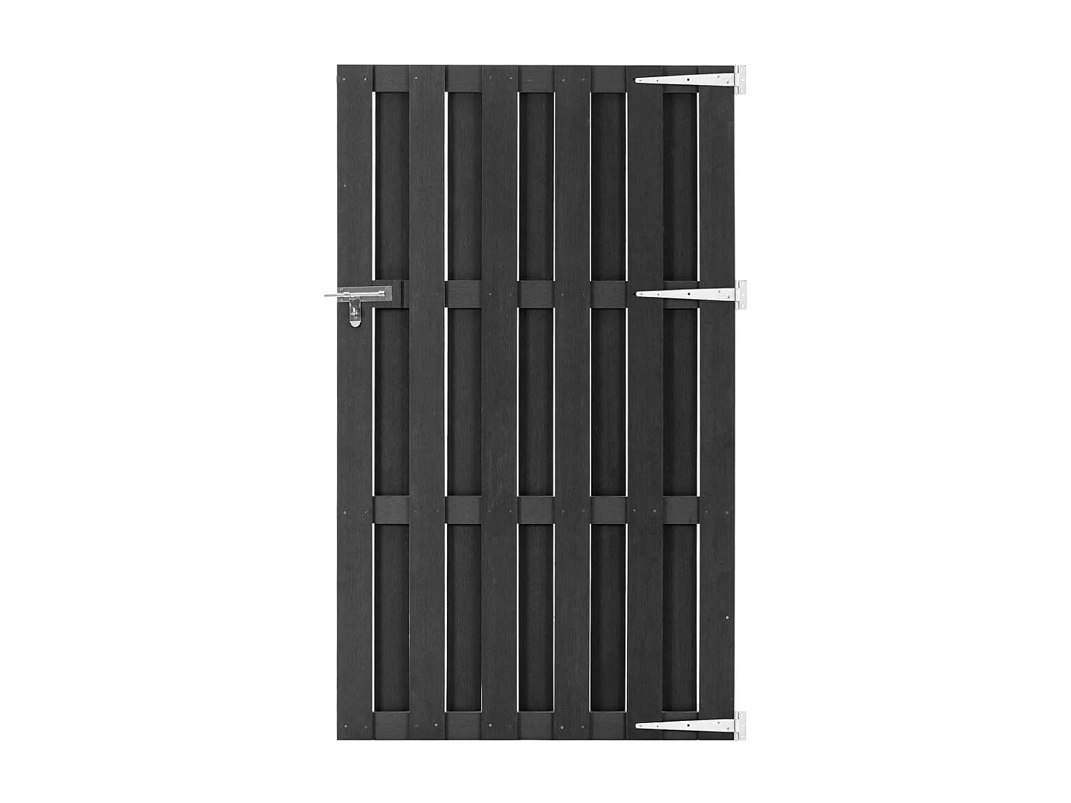 WPC Poort 100x180 cm Grijs