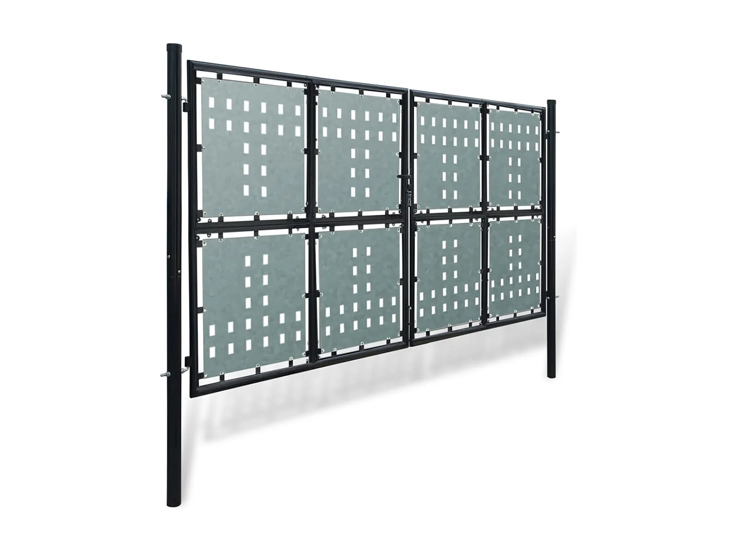 Cancello singolo nero 300x200 cm