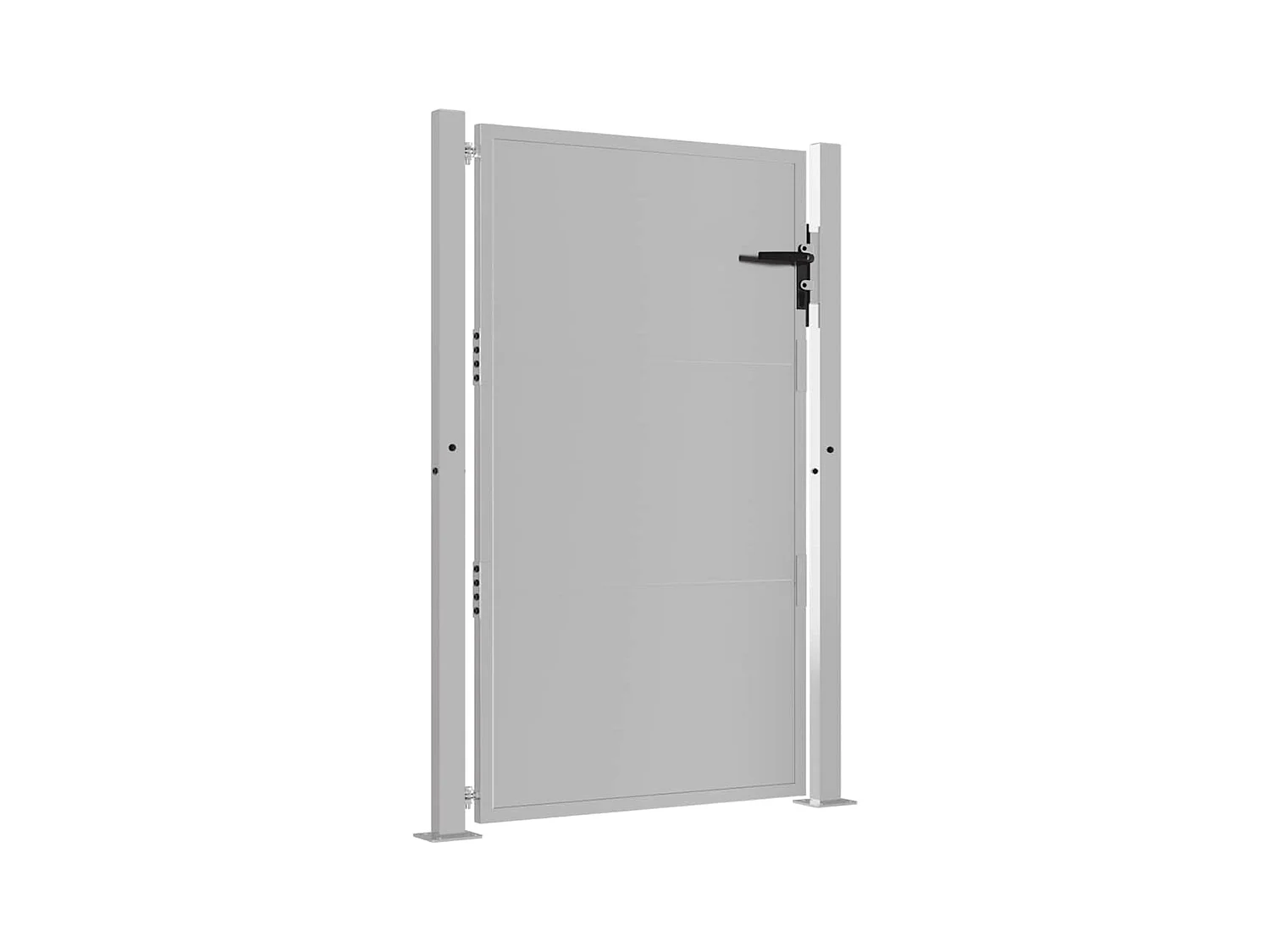 Puerta de jardín de acero corten de 105 x 155 cm.