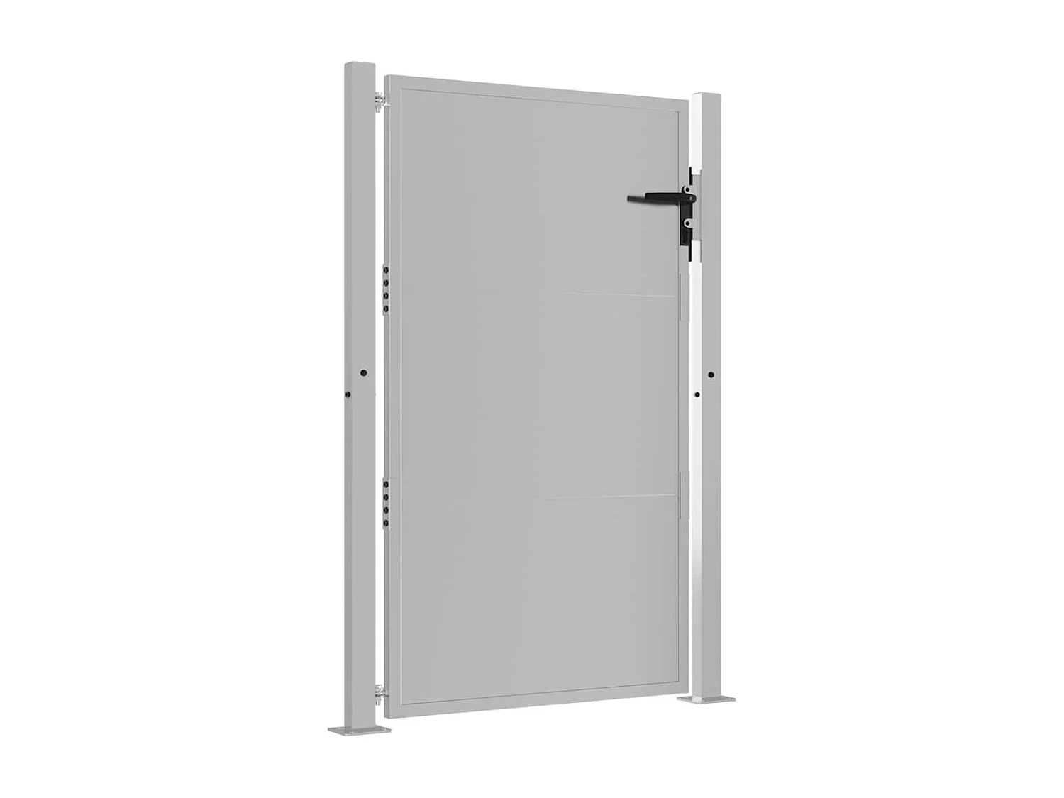 Cancello da giardino 105x155 cm in acciaio corten