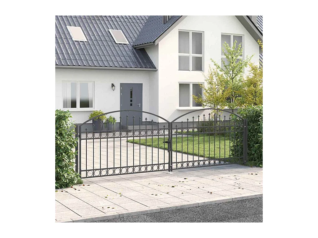 Hekpoort Overig Grijs 400 x 125 cm Staal