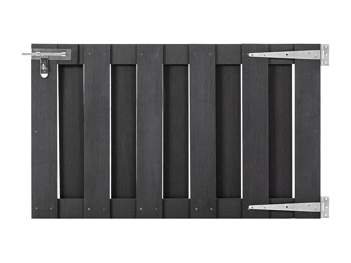 WPC Poort 100x60 cm Grijs