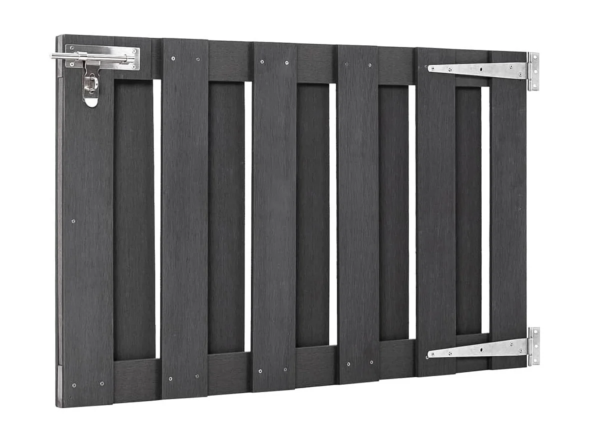 WPC Poort 100x60 cm Grijs