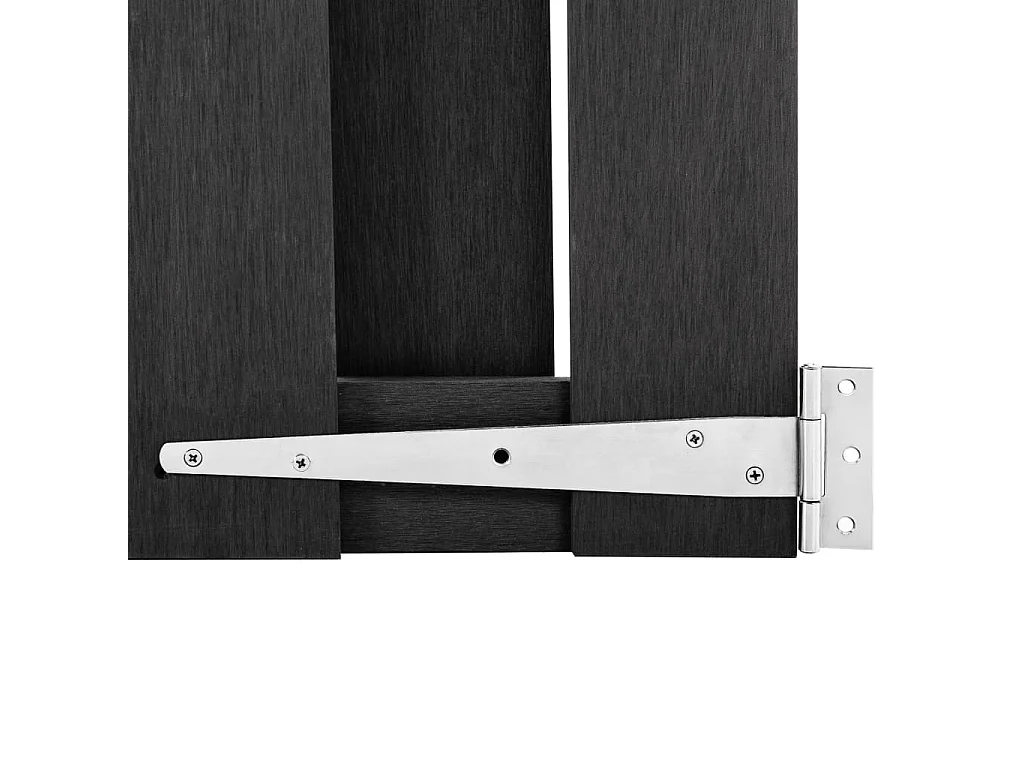 WPC Poort 100x60 cm Grijs