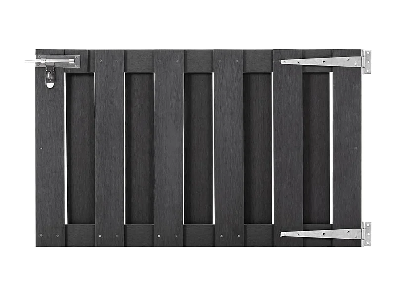 Portillon WPC 100x60 cm Gris