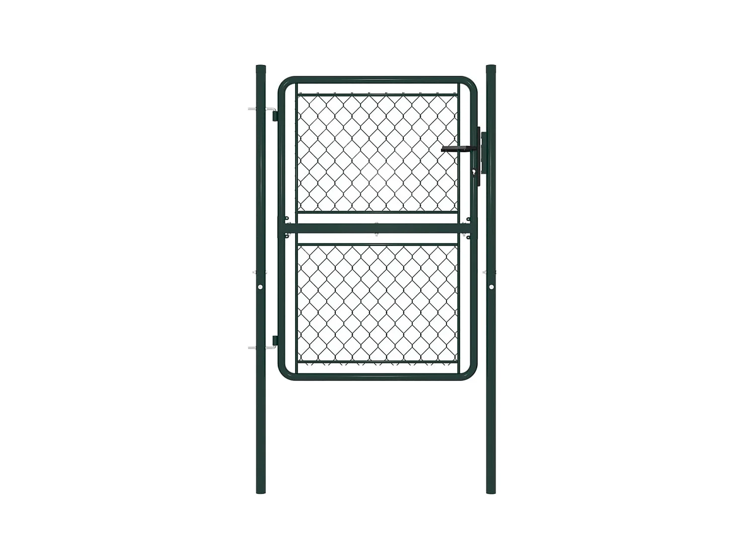 Cancello in acciaio 100 x 150 cm verde