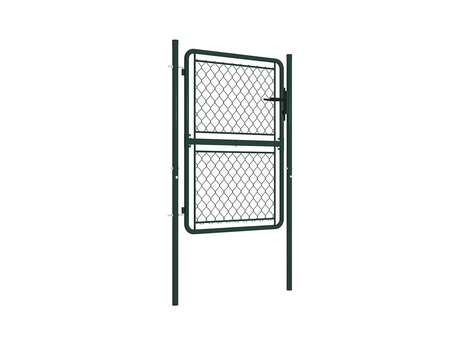 Cancello in acciaio 100 x 150 cm verde