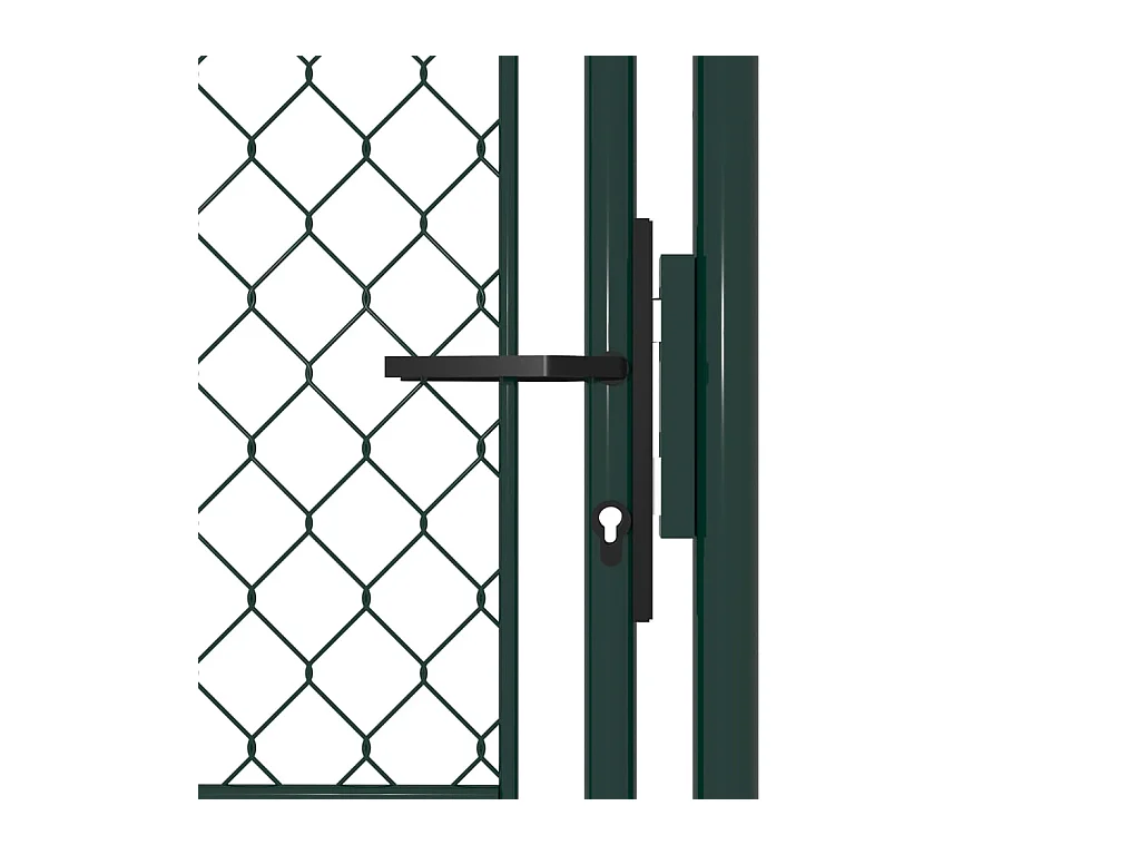 Cancello in acciaio 100 x 150 cm verde