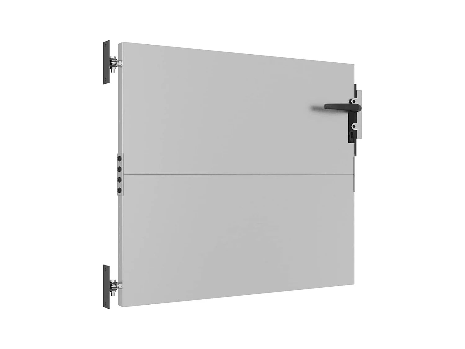 Portail de jardin 85x75 cm acier corten