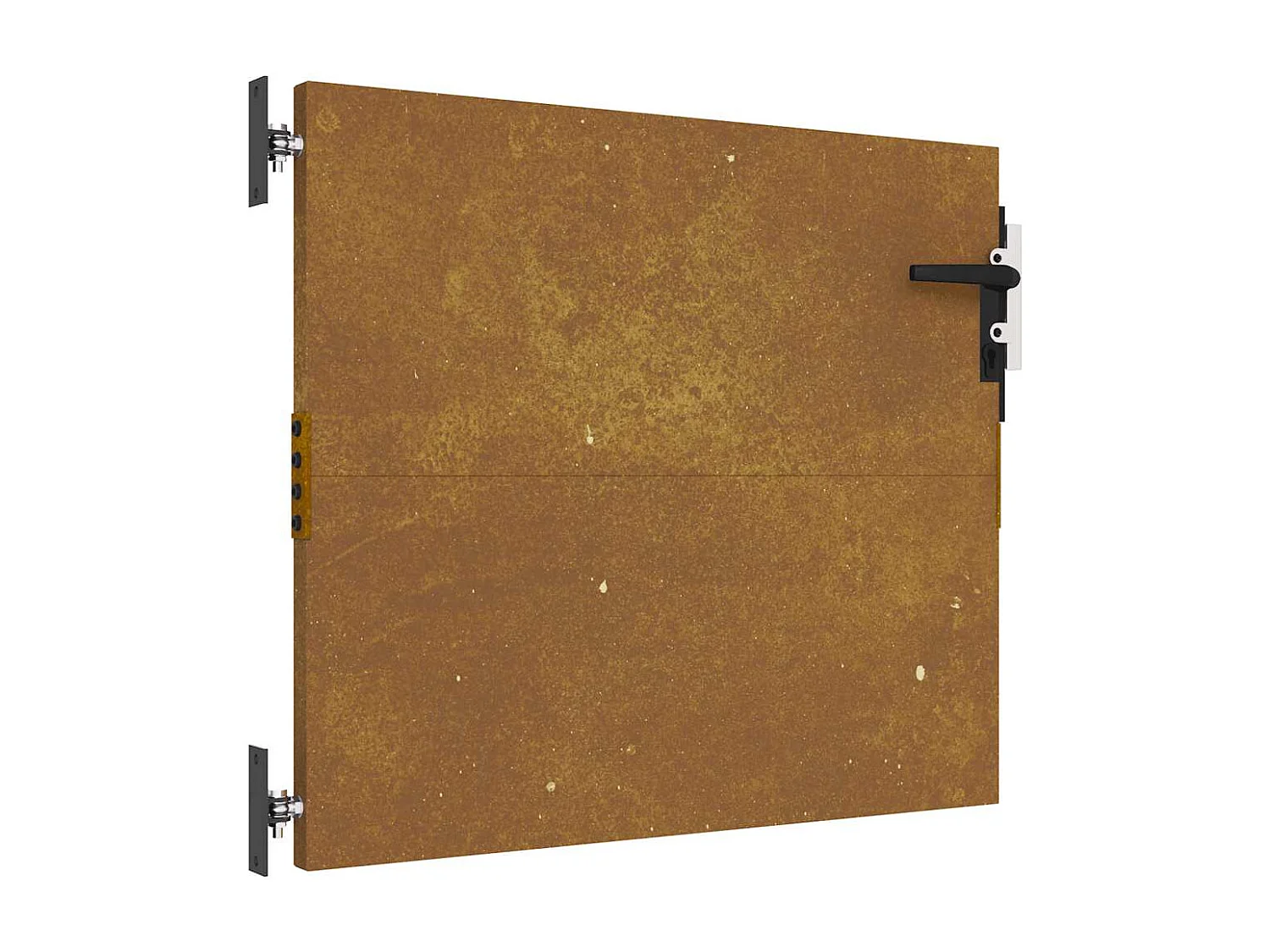 Portail de jardin 85x75 cm acier corten