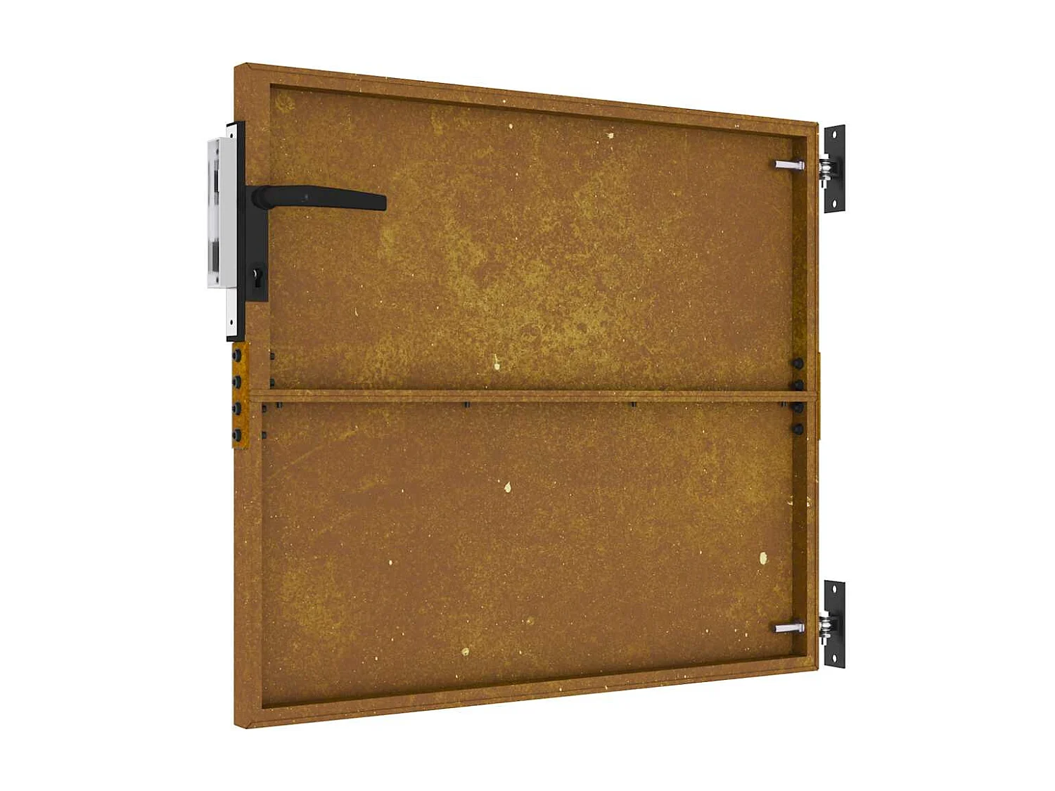 Portail de jardin 85x75 cm acier corten