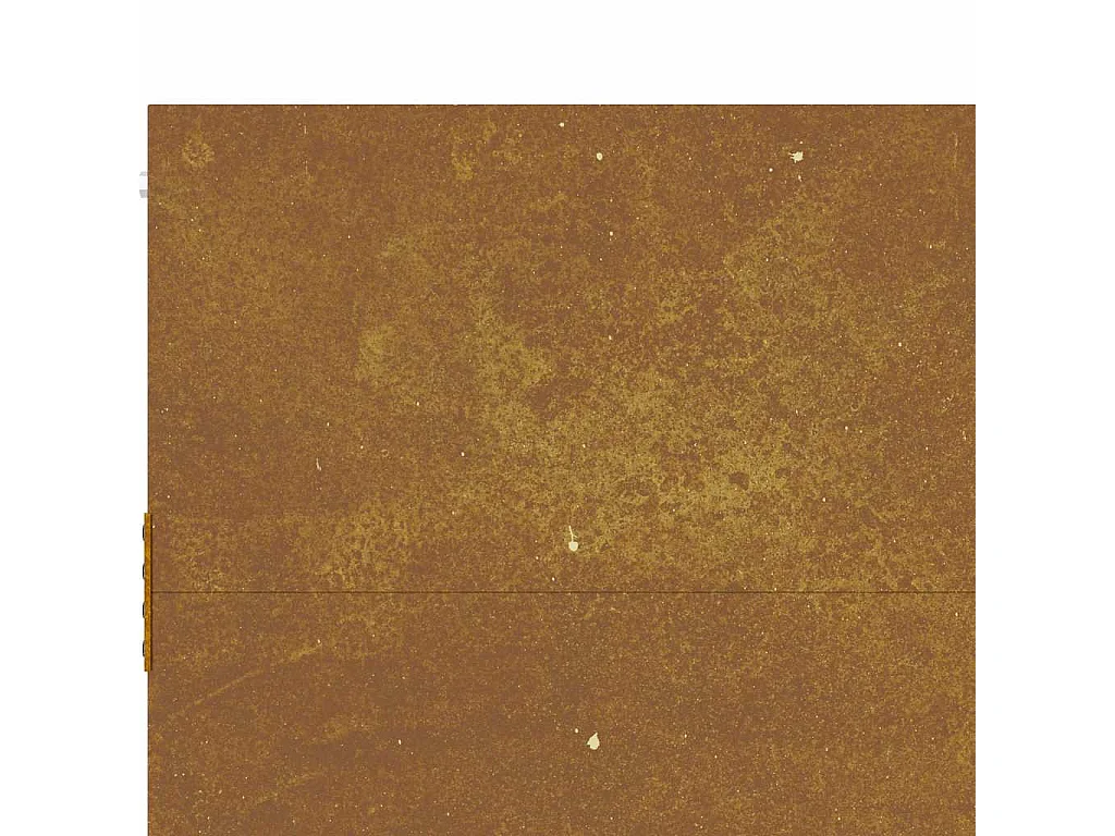 Portail de jardin 85x75 cm acier corten