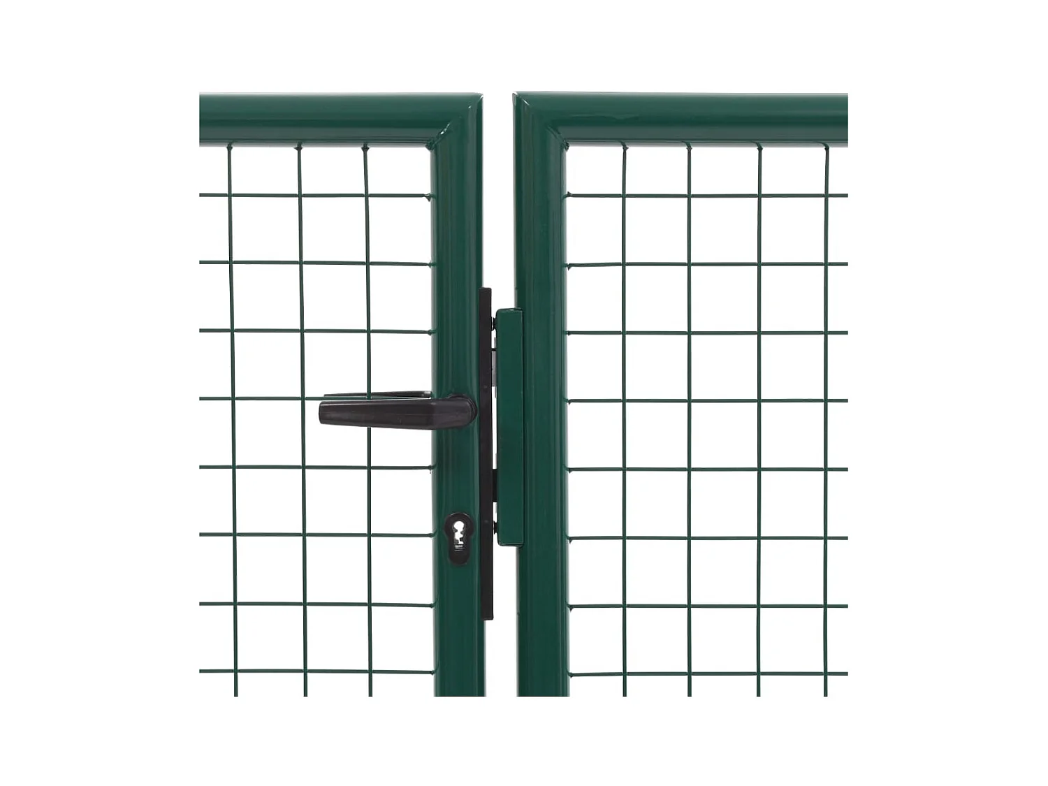 Puerta de acero 350x75 cm Verde