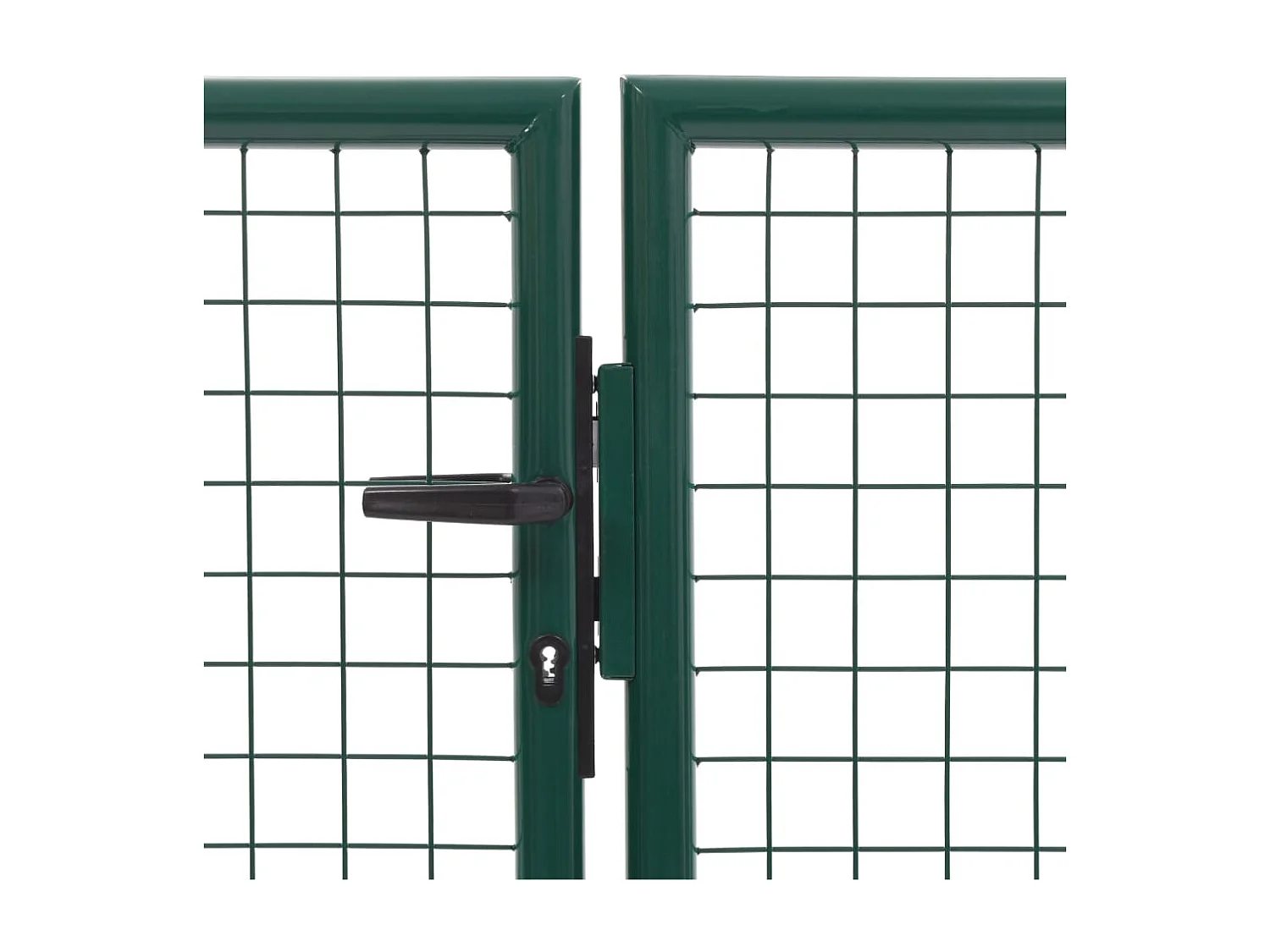 Puerta de acero 350x75 cm Verde