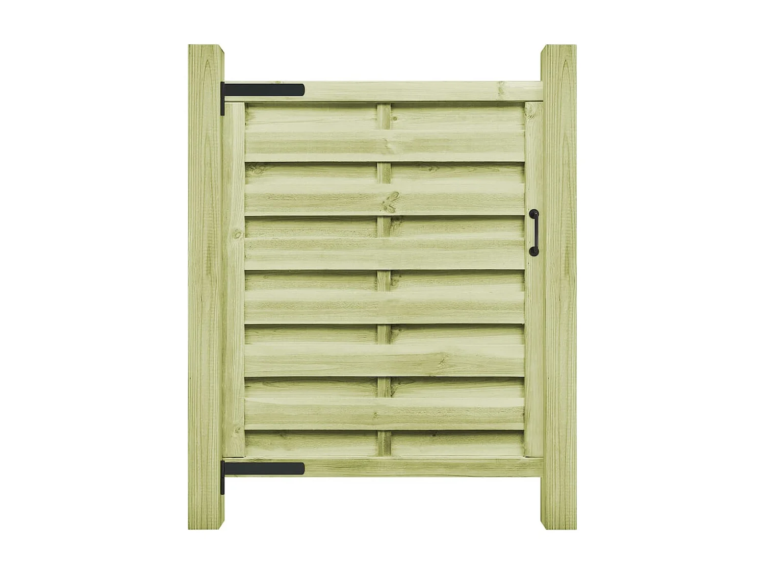 Puerta de madera de pino impregnada 100x125 cm Verde