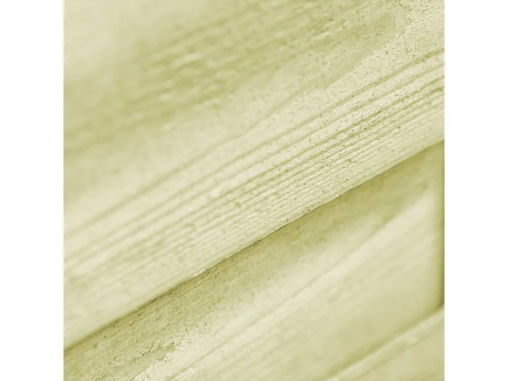 Puerta de madera de pino impregnada 100x125 cm Verde