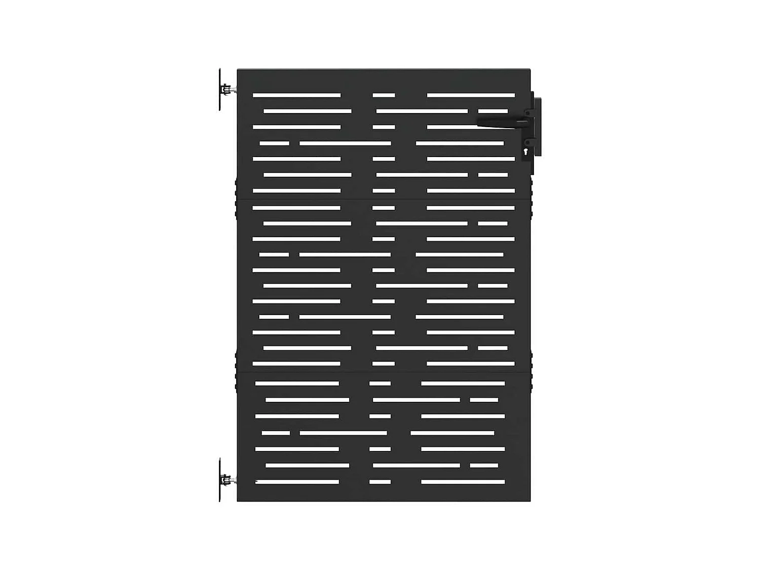 Tuinpoort, Tuinpoort 85x100 cm vierkant design in cortenstaal