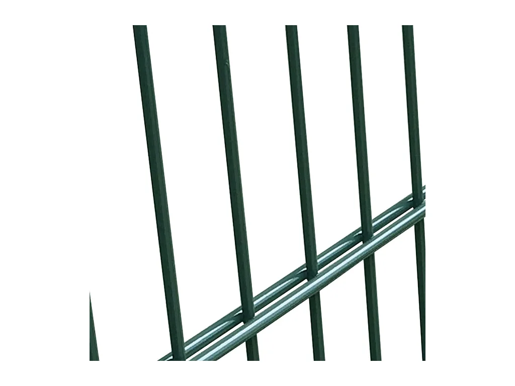 Groene stalen poort 105x150 cm