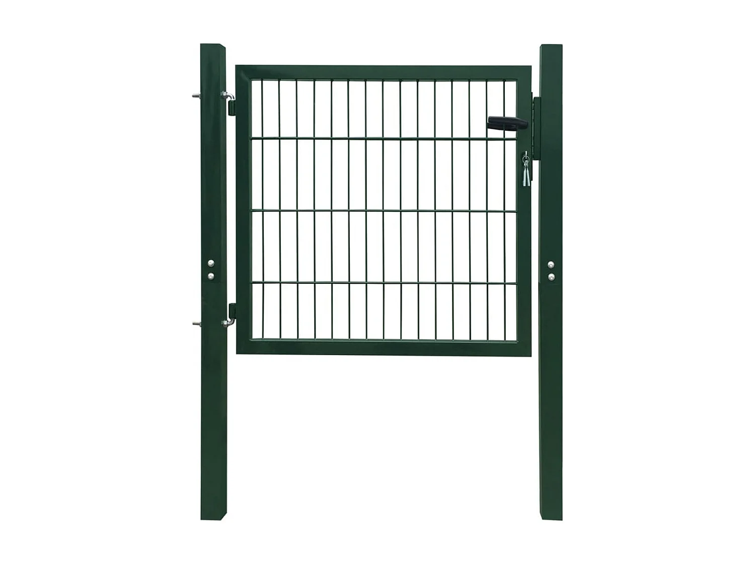 Groene stalen poort 105x150 cm
