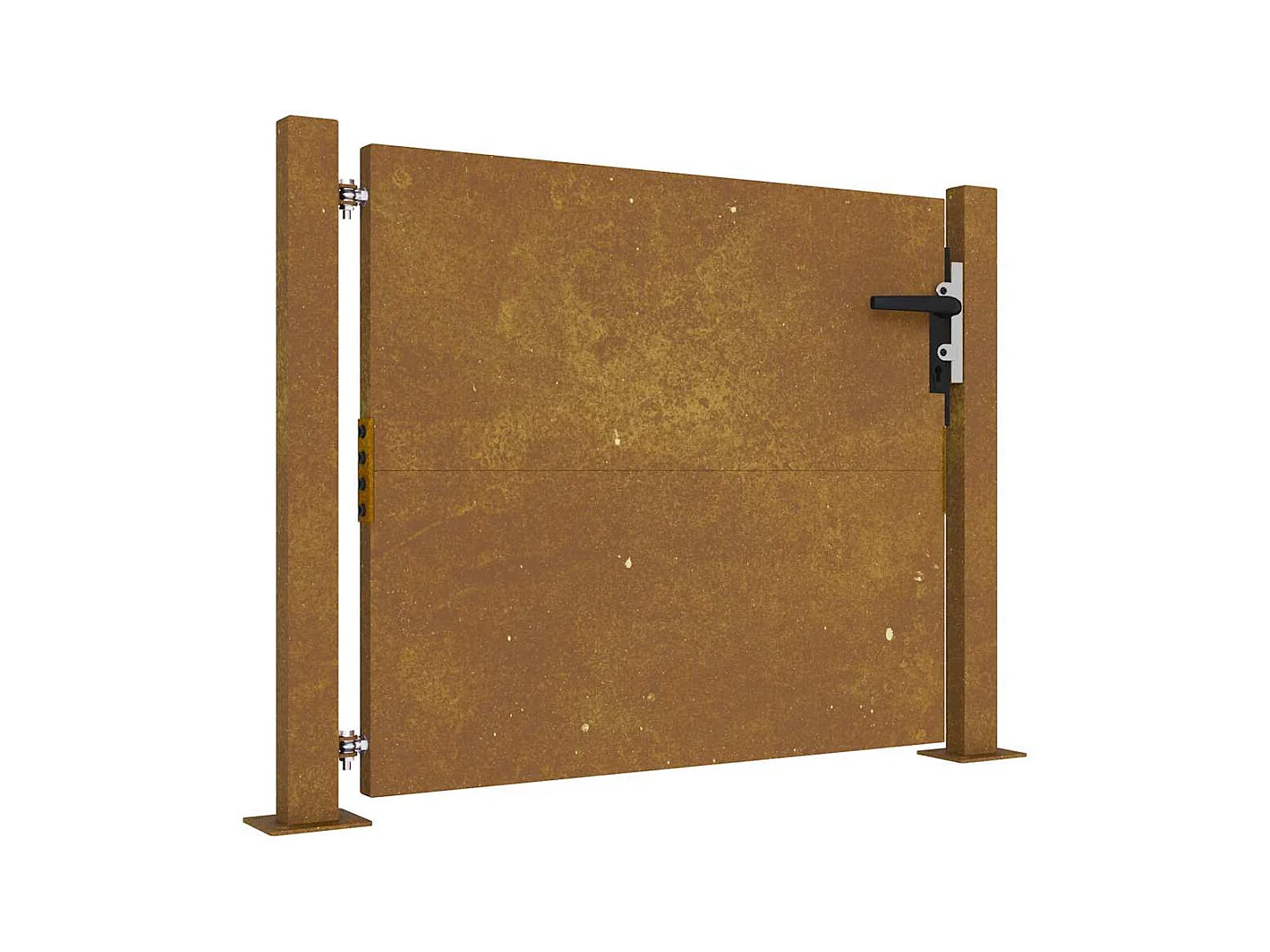 Portail de jardin 105x80 cm acier corten