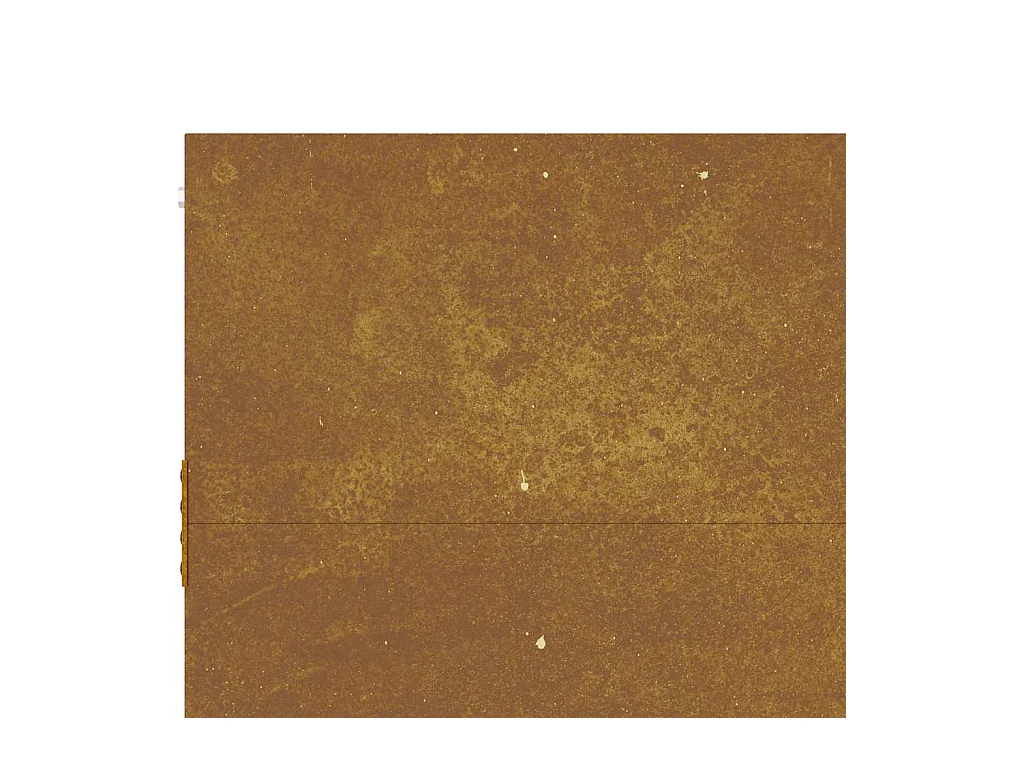 Portail de jardin 105x80 cm acier corten
