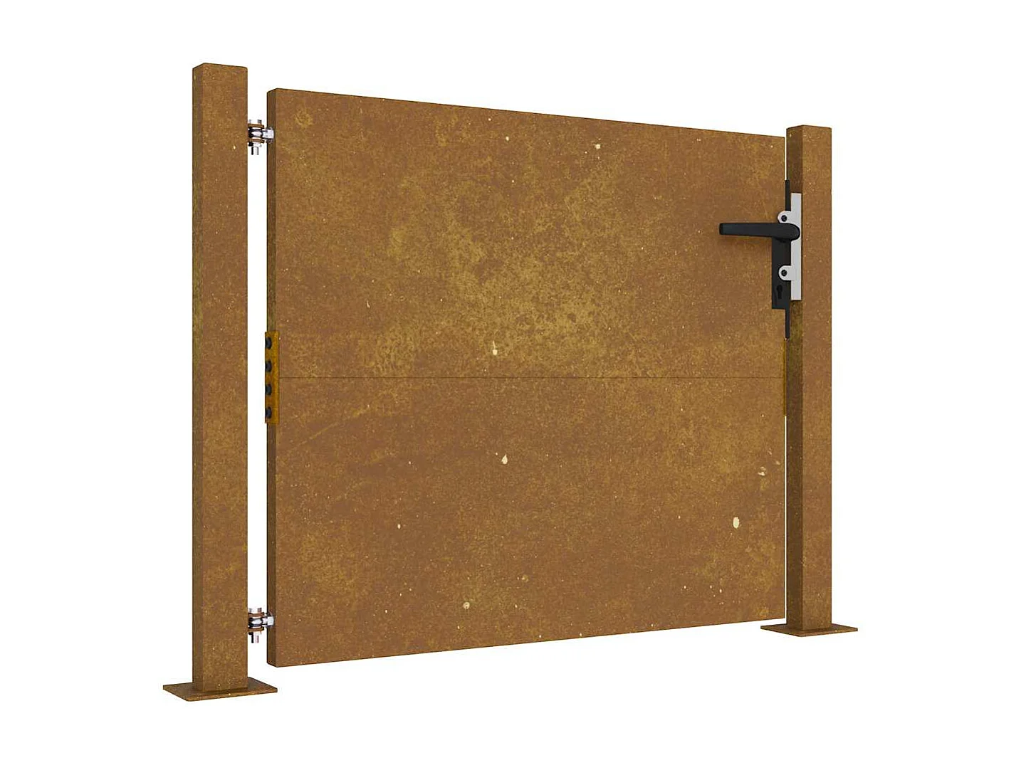 Portail de jardin 105x80 cm acier corten