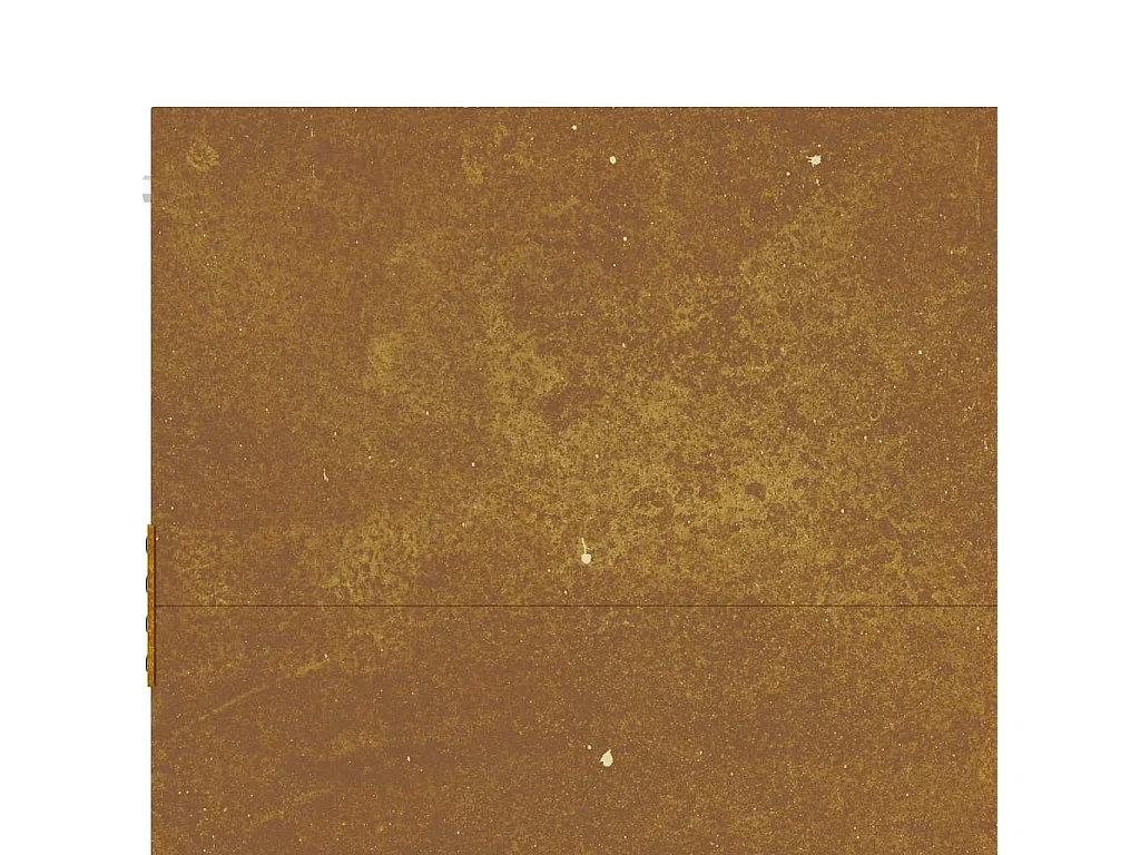 Portail de jardin 105x80 cm acier corten