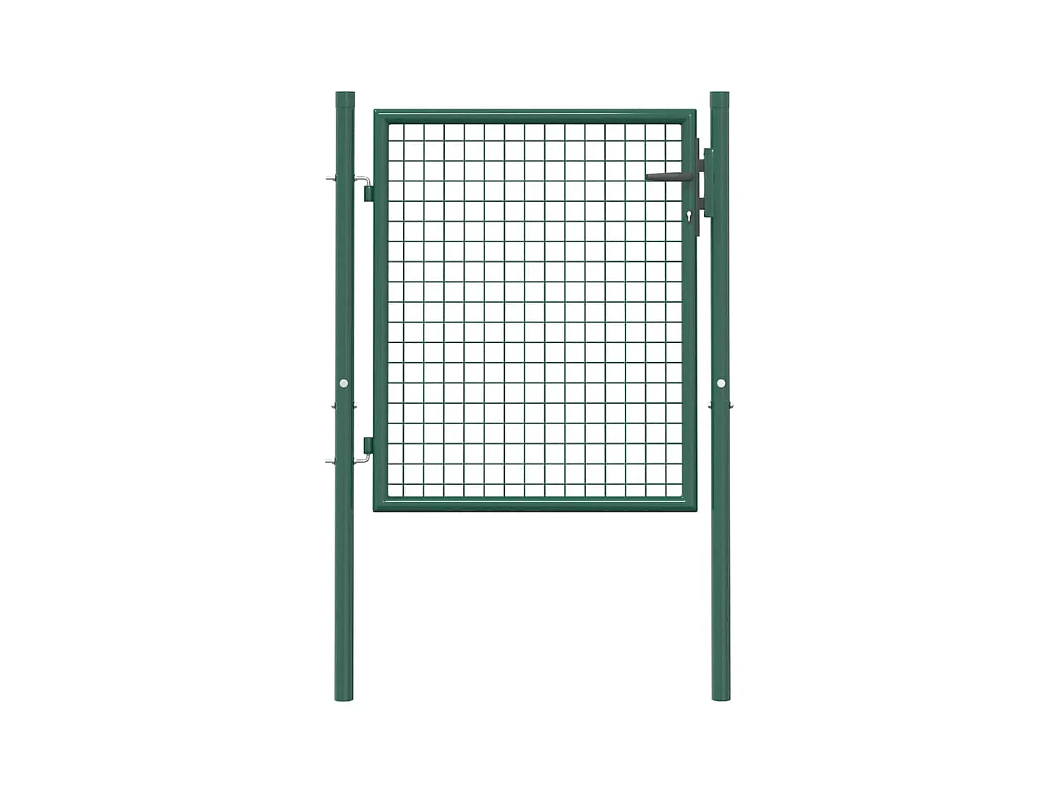 Puerta de valla de acero 100x75 cm verde