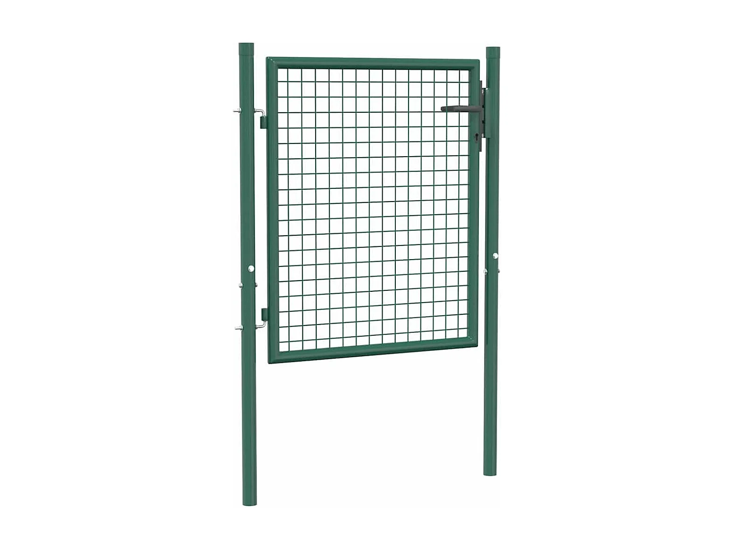 Puerta de valla de acero 100x75 cm verde