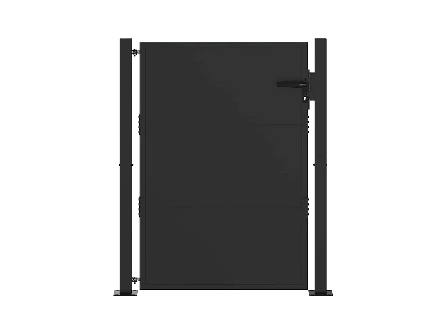 Puerta de jardín, Puerta de jardín 105x200 cm en acero Corten