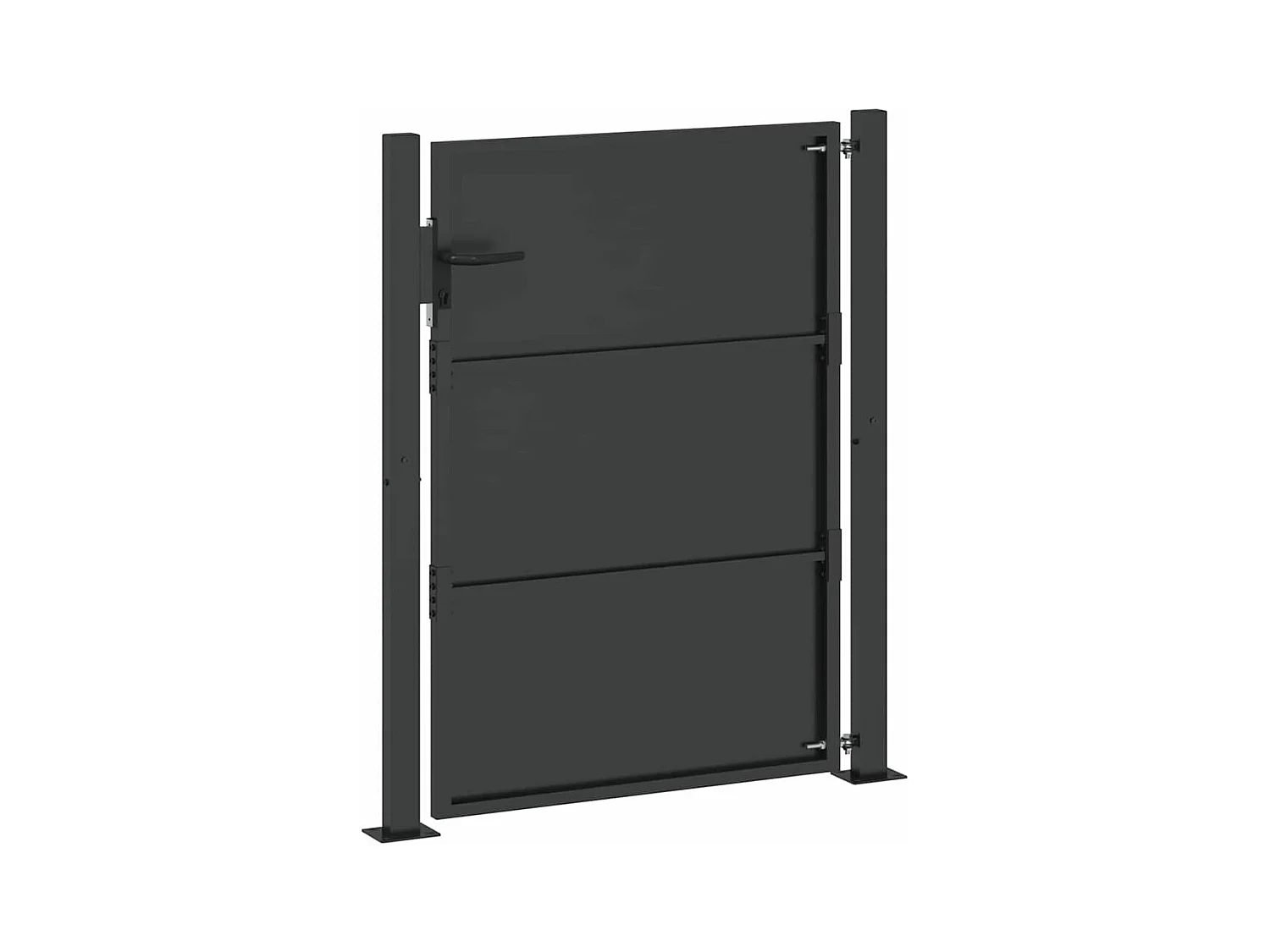 Puerta de jardín, Puerta de jardín 105x200 cm en acero Corten