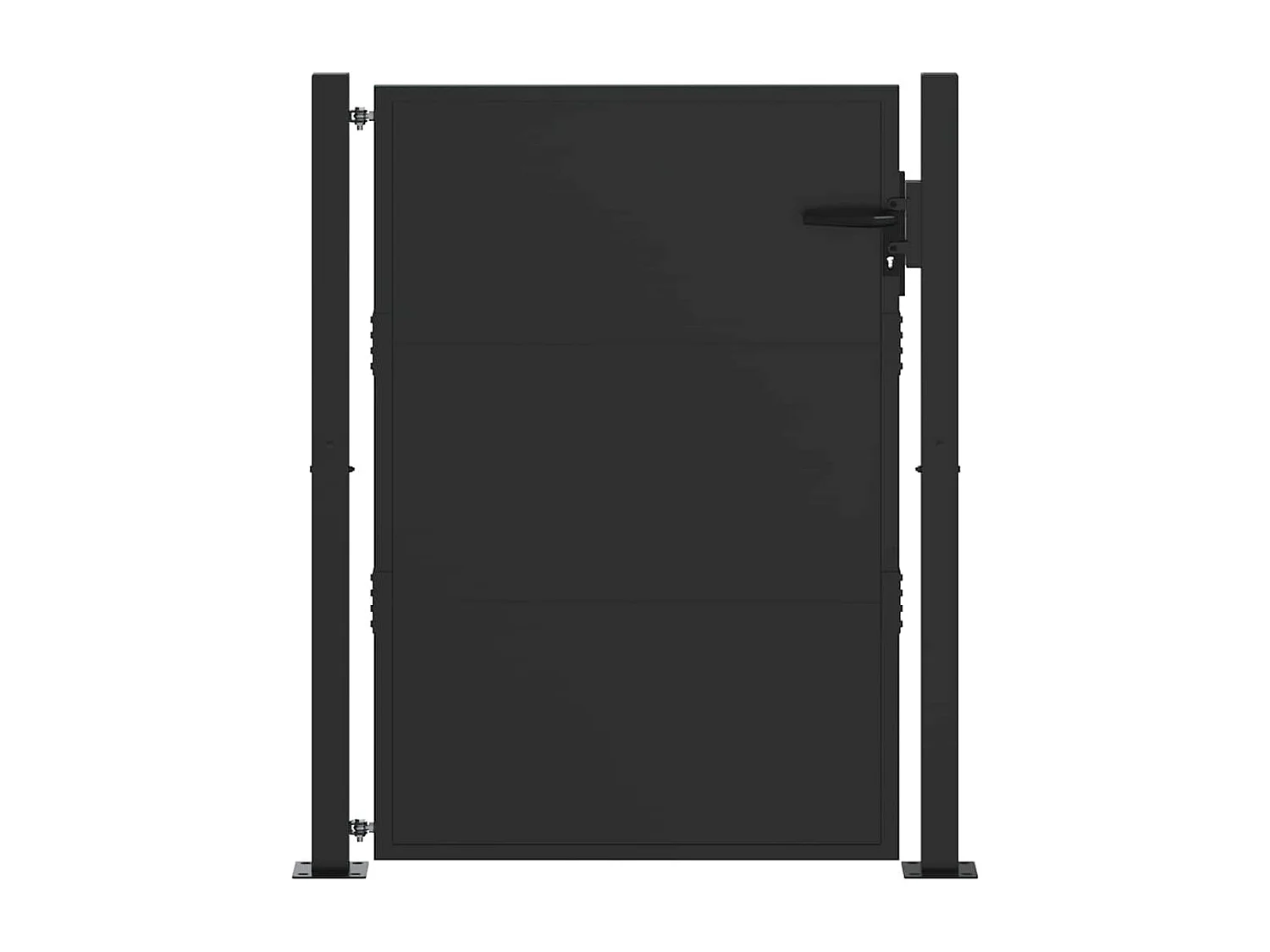 Puerta de jardín, Puerta de jardín 105x200 cm en acero Corten