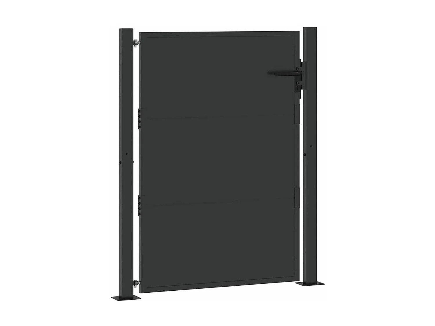 Puerta de jardín, Puerta de jardín 105x200 cm en acero Corten