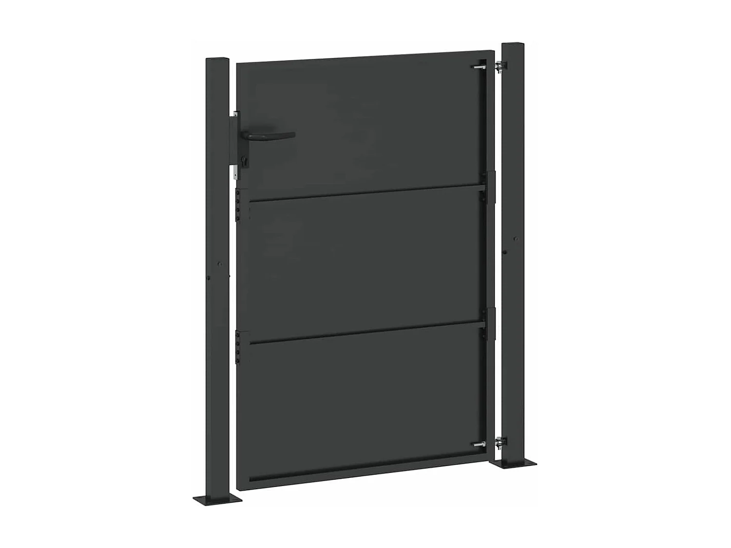 Puerta de jardín, Puerta de jardín 105x200 cm en acero Corten