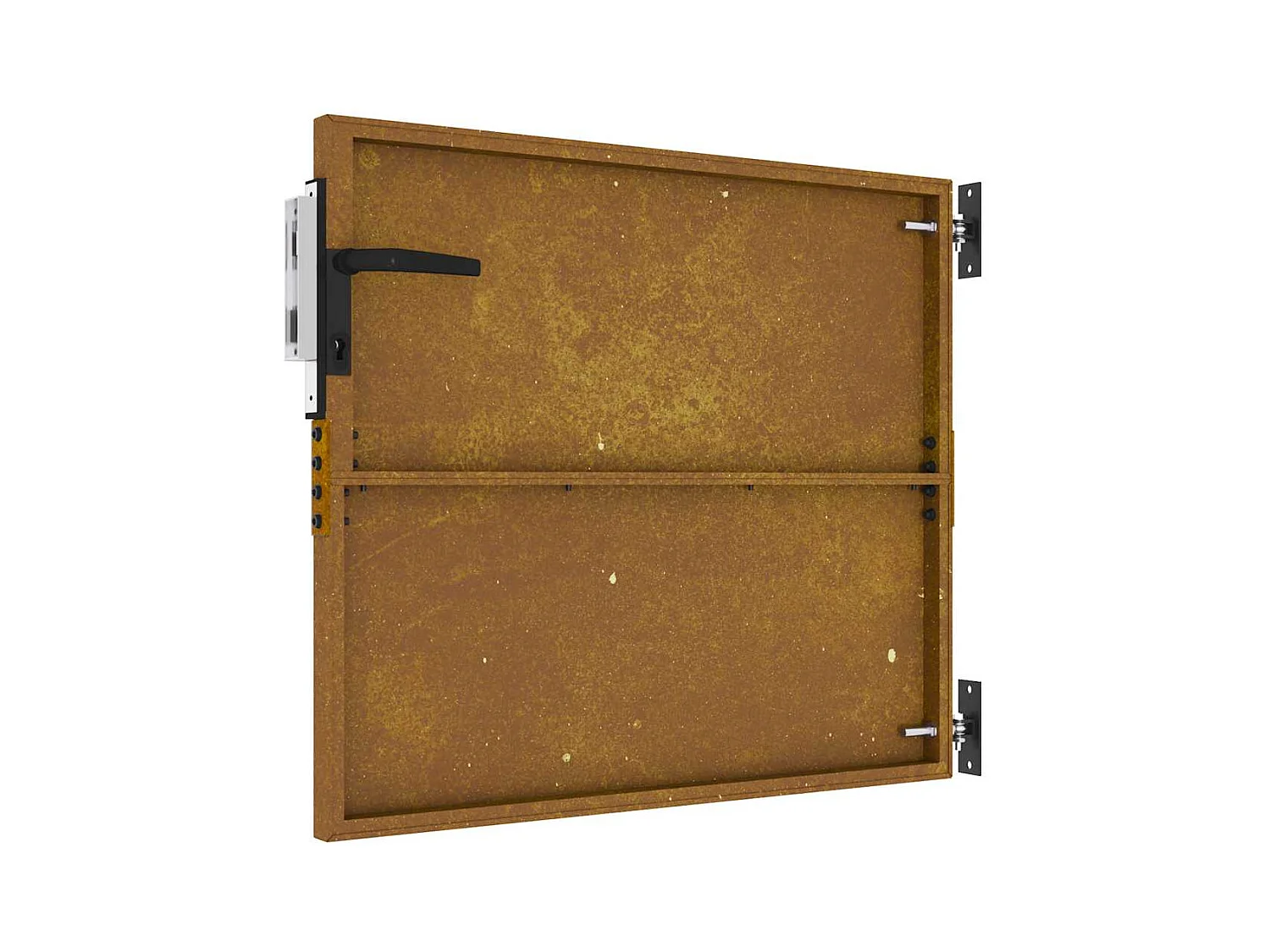 Tuinpoort 85x100 cm cortenstaal