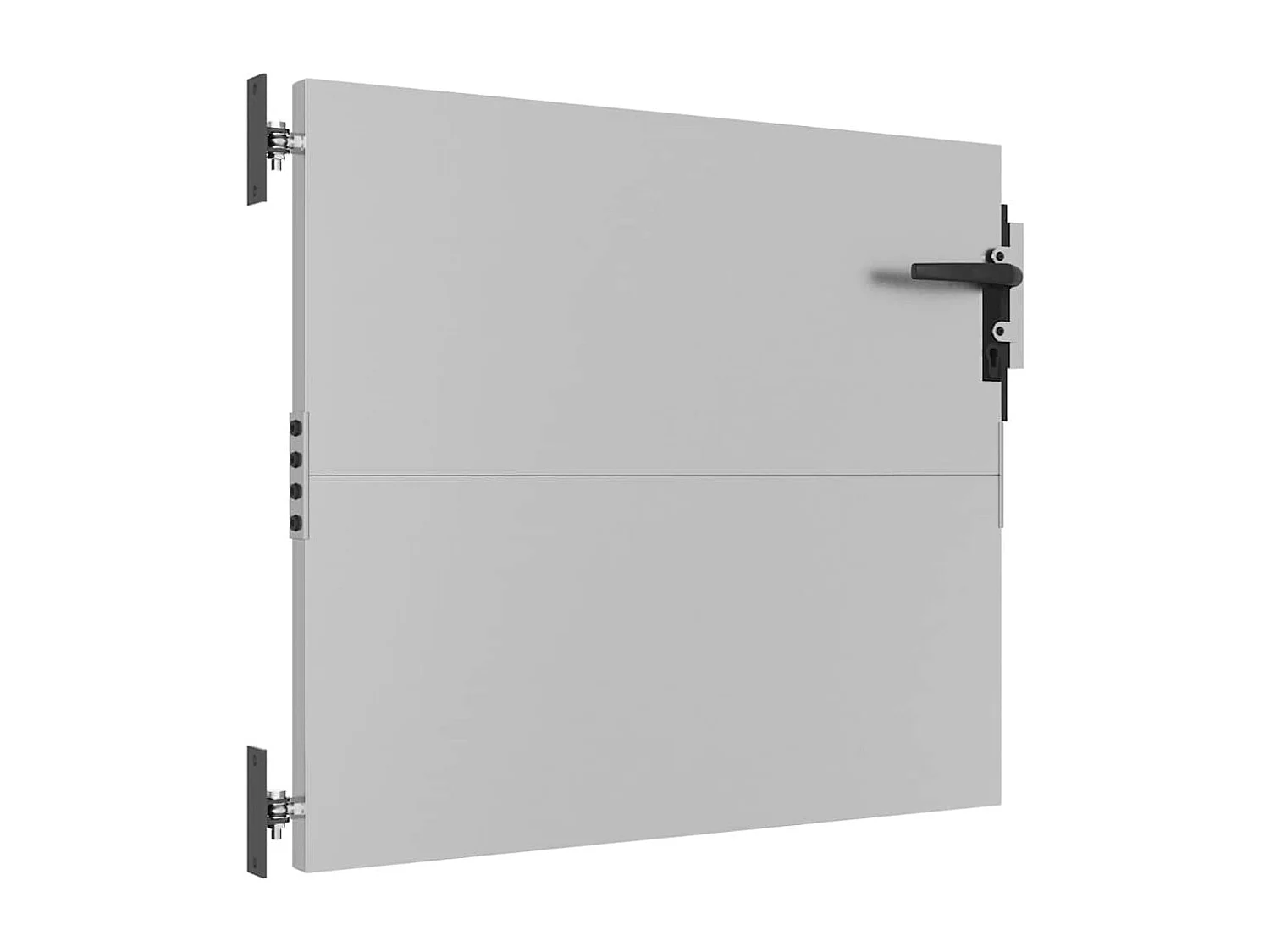 Cancello da giardino 85x100 cm in acciaio corten