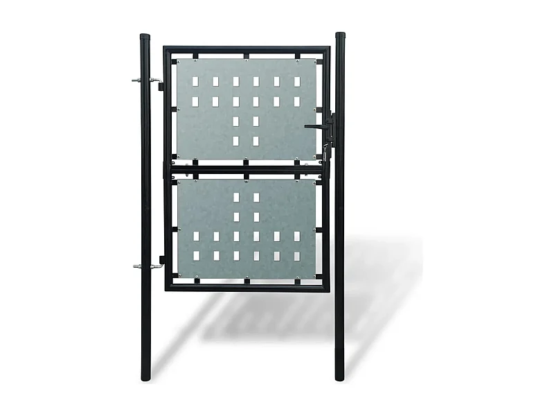 Cancello singolo nero 100x200 cm