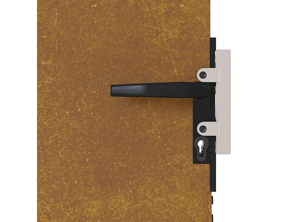 Tuinpoort 85x125 cm cortenstaal