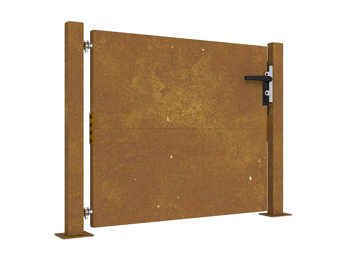 Portail de jardin 105x105 cm acier corten