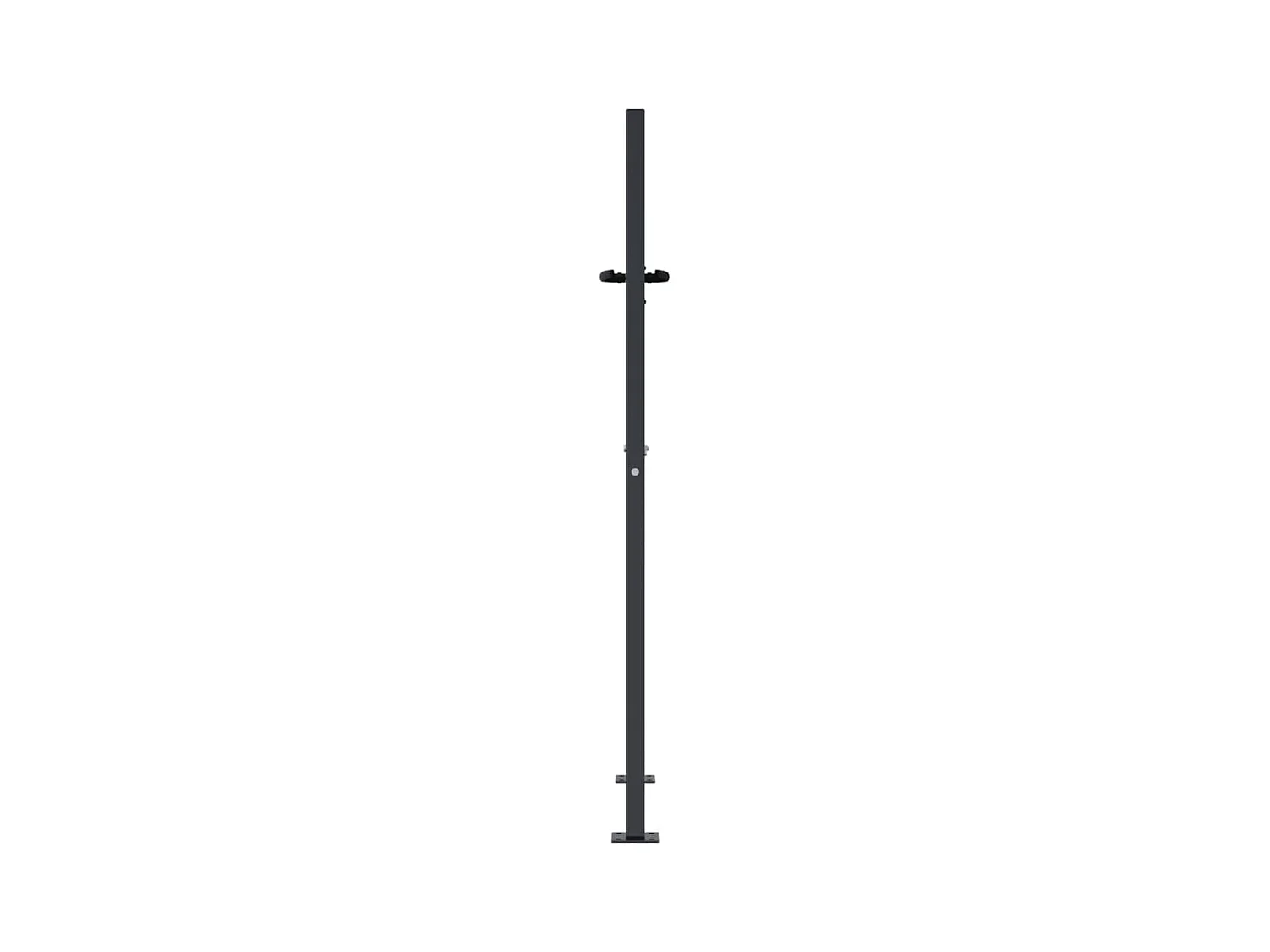 Antraciet tuinpoort 105x155cm stalen boomdesign