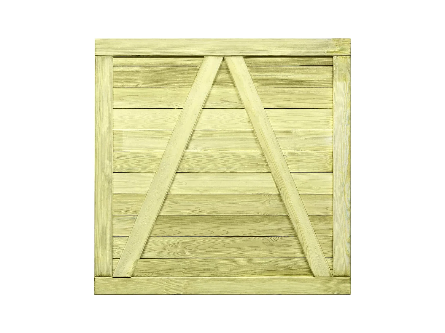 Tuinpoort Geïmpregneerd grenenhout 100x100 cm