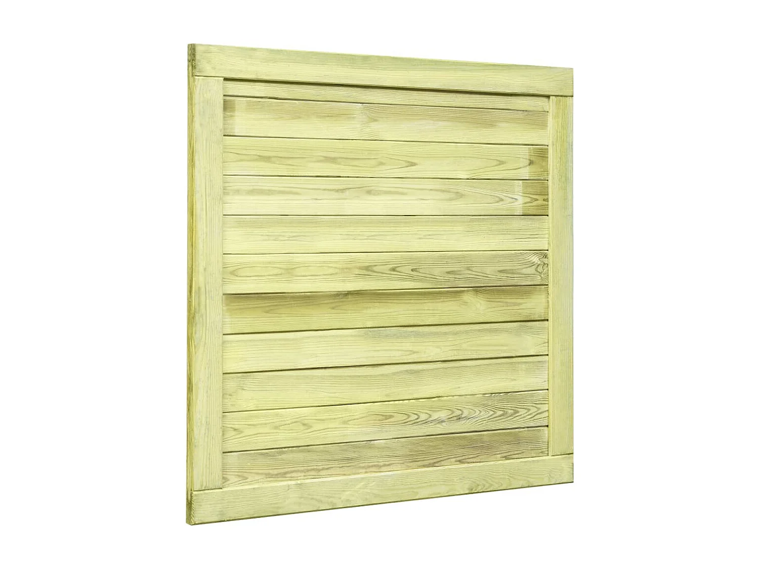 Puerta de jardín de madera de pino impregnada 100x100 cm