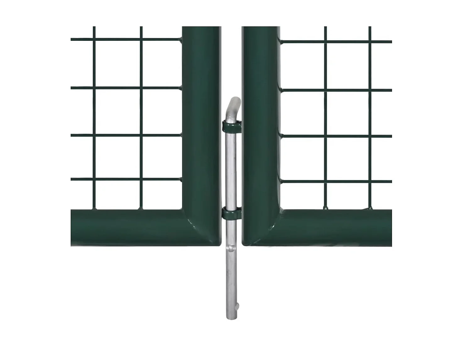 Cancello in acciaio 306 x 125 cm verde